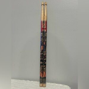 The struts  Drumsticks with British  Flag Design
